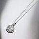 ≪AQUA SILVER/アクアシルバー≫幸せのシックスペンスコイン・リボルブネックレス