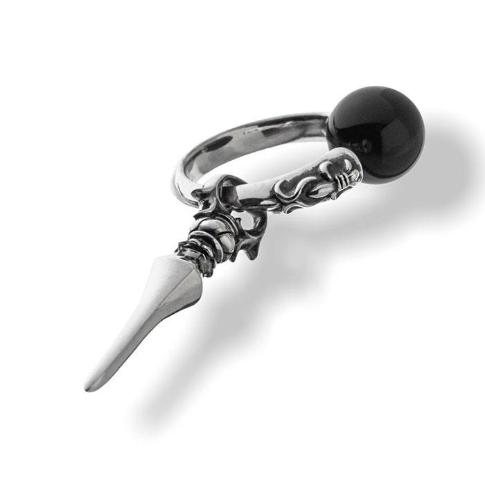 ≪Artemis Kings/アルテミスキングス≫オニキススピアーイヤーカフ