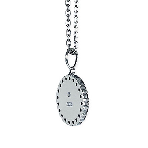 ≪AQUA SILVER/アクアシルバー≫幸せのシックスペンスコイン・ストーンネックレス