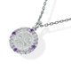 ≪AQUA SILVER/アクアシルバー≫幸せのシックスペンスコイン・ストーンネックレス