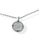 ≪AQUA SILVER/アクアシルバー≫幸せのシックスペンスコイン・ストーンネックレス
