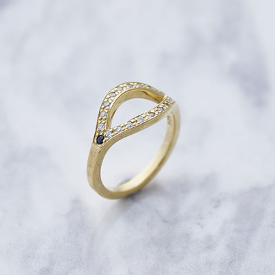 ≪Crescent Luna/クレセントルナ≫MISTERIO/ミステリオ ピンキーリング　GOLD