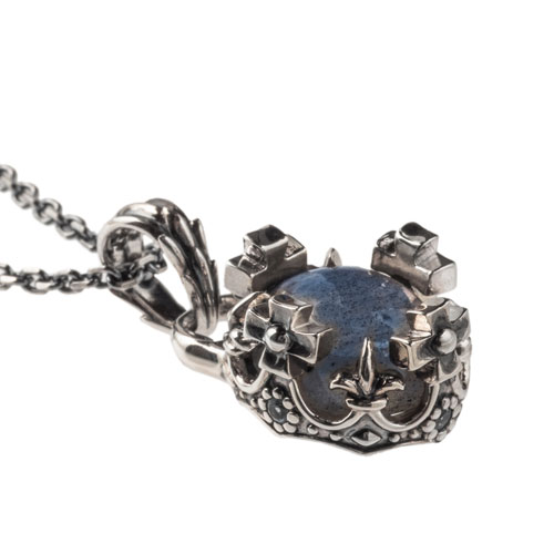 ≪Artemis Kings/アルテミスキングス≫オーバルクラウンペンダントラブラドライト