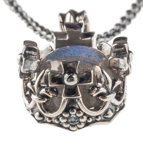 ≪Artemis Kings/アルテミスキングス≫オーバルクラウンペンダントラブラドライト