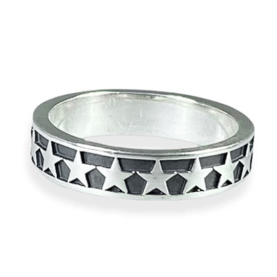 ≪DAgDART/ダグダート≫スター シルバーリング /刻印可能