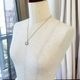 ≪AQUA SILVER/アクアシルバー≫幸せのシックスペンスコイン・ワイルドネックレス
