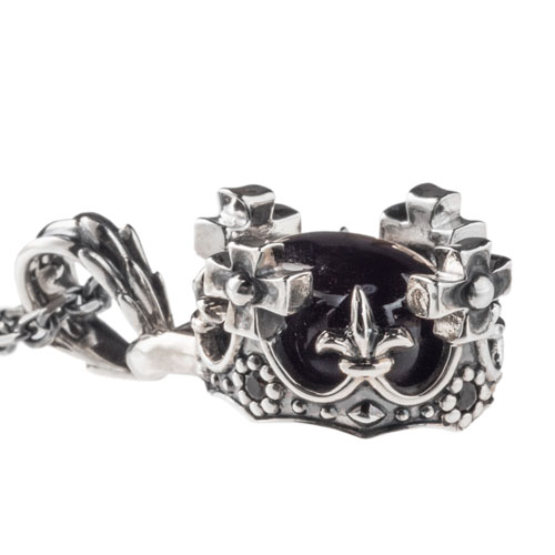 ≪Artemis Kings/アルテミスキングス≫オーバルクラウンペンダントブラックスター