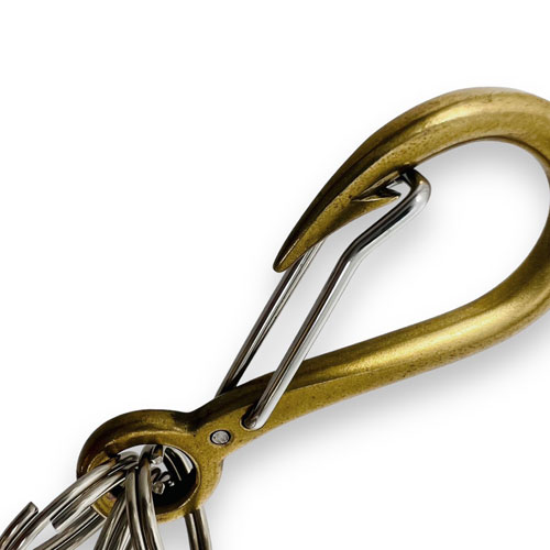 ≪PennyBlack/ペニーブラック≫カラビナフック キーホルダー 釣り針 真鍮 