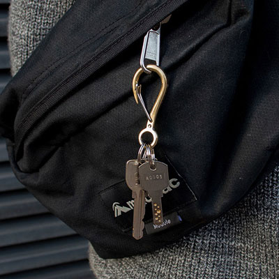 ≪PennyBlack/ペニーブラック≫カラビナフック キーホルダー 釣り針 真鍮 