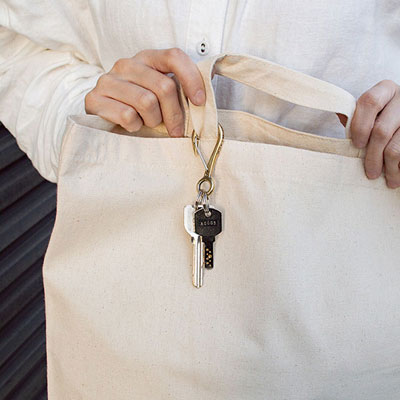 ≪PennyBlack/ペニーブラック≫カラビナフック キーホルダー 釣り針 真鍮 