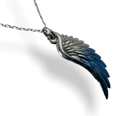 ≪AQUA SILVER/アクアシルバー≫フェザーペンダント　