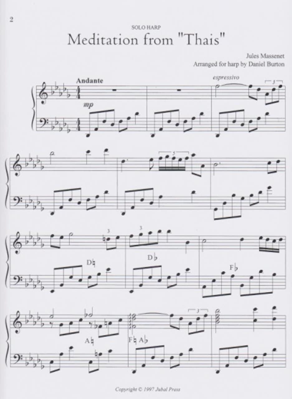 タイスの瞑想曲 Meditation from Thais MASSENET, J./BURTON | 銀座