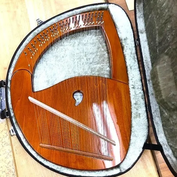 【12月23日迄】 ライアー 27弦 一枚板 木製 12月23日迄】 ライアー 27弦 一枚板 木製 12月23日迄】 ライアー 27弦