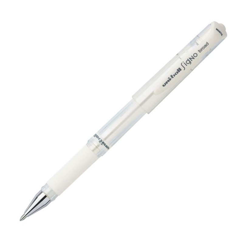 423-1035 三菱ユニボール シグノ1.0mm 白【特】<br>【トールペイント
