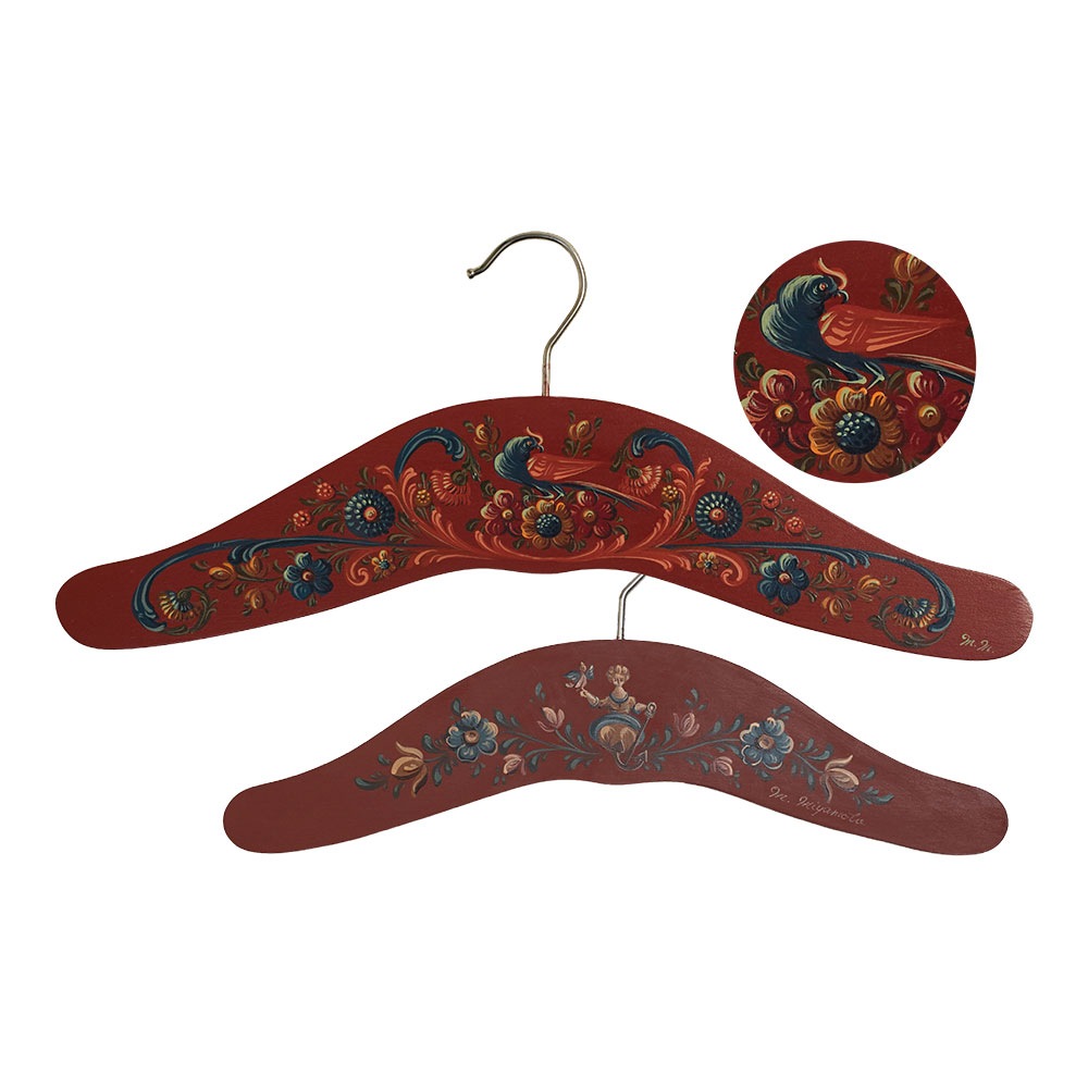 ヒンデローペン手描きコートラック ヒンデローペン手描きコートラック ハンガーラック 斜め掛け