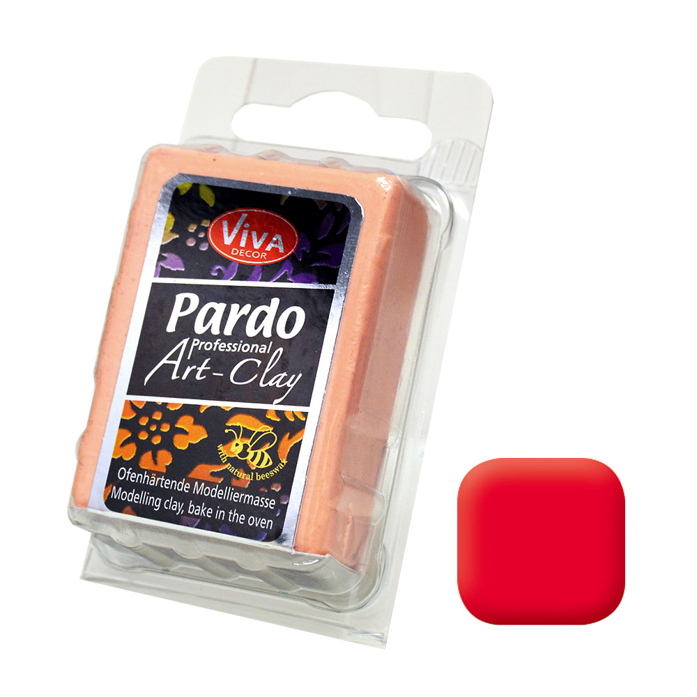 157-2400 Pardoアートクレイ レッド【P】 | ポリマークレイ（オーブン