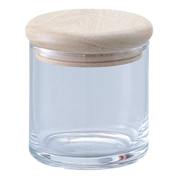 433-302 ガラスキャニスター (小)【K】<br>【トールペイント 材料