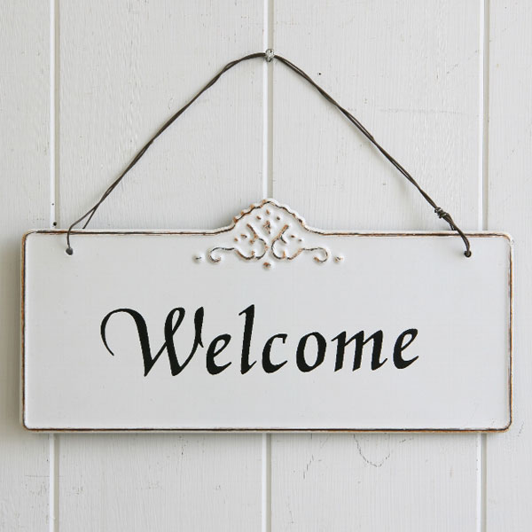 417-1364 ウェルカム・プレート【K】<br>【トールペイント 材料