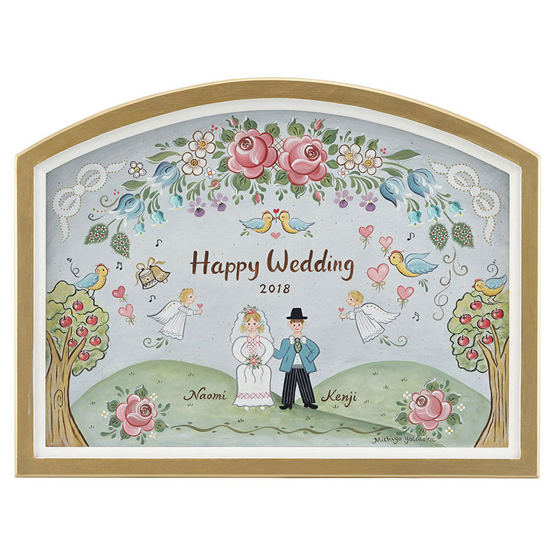 廃番・販売終了]411-00127ウェディングボードパケット吉岡美千代｢森の