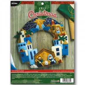 [���֡����佪λ]045-86734 BHD-TOWN OF BETHLEHEM WREATH-�ե���ȤΥ꡼�����åץꥱ���å�-�֥٥ĥ�إ�γ���