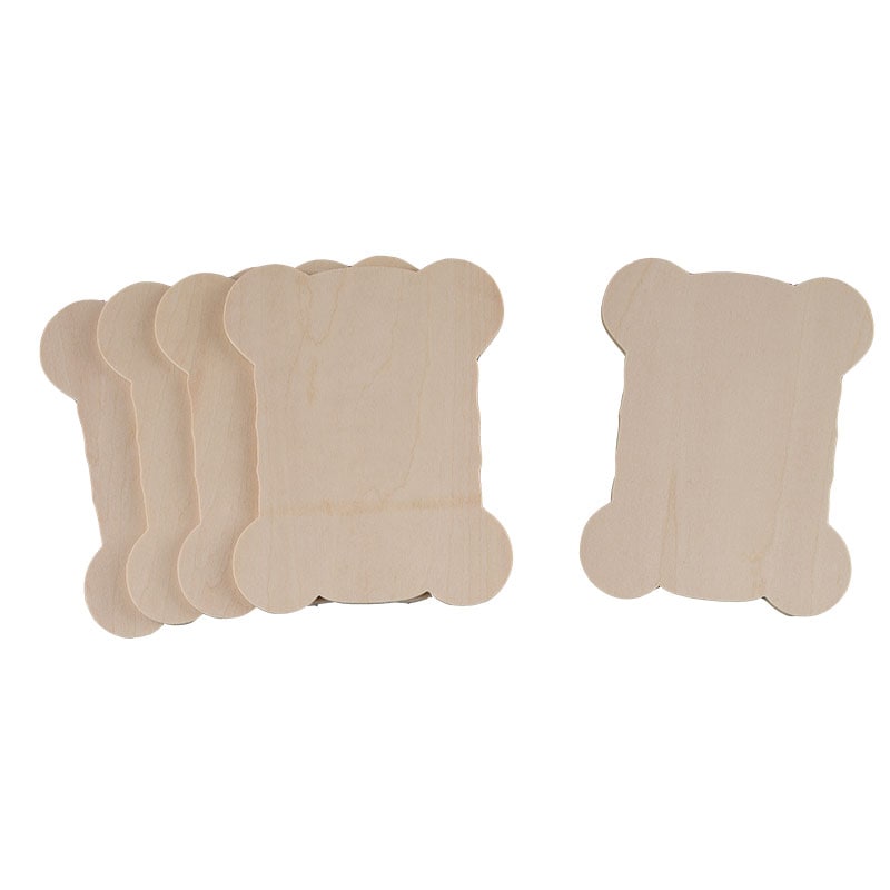 425-00235 糸巻きカットアウト 5枚セット | 素材,カットアウト （装飾