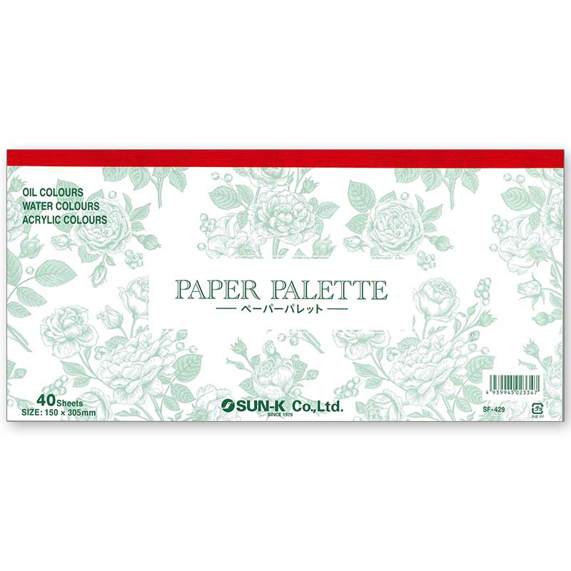423-429 ペーパーパレット ハーフサイズ 40枚入<br>【トールペイント