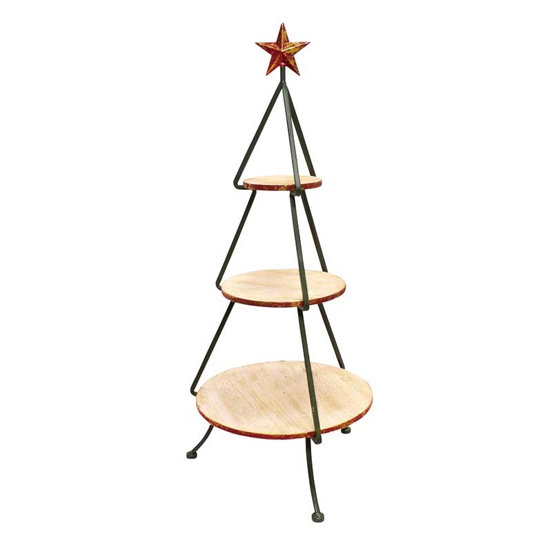 廃番・販売終了]417-2169 クリスマスツリー3段シェルフS | [廃番]417