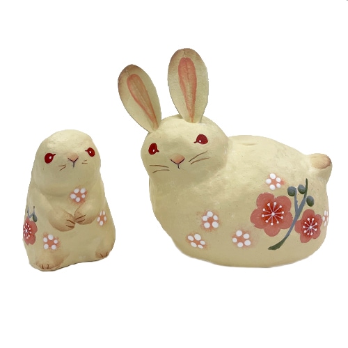 廃番・販売終了]]417-2495 うさぎの張り子 安斎久美パターン付き | [廃