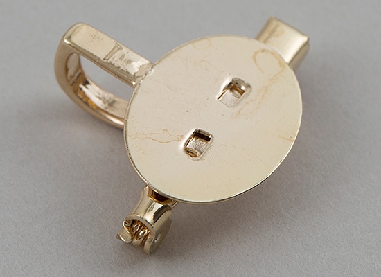 452-14036 バチカン板付きブローチピン【C】[取り寄せ商品