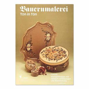449-0308 Bauernmalerei Ton in Ton Rudolf Lumm
