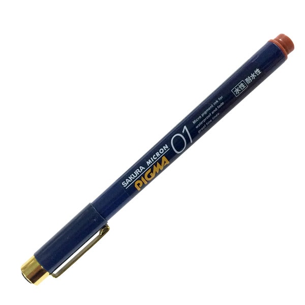 廃番・販売終了]437-012 ピグマグラフィックペン 0.1(茶) | [廃