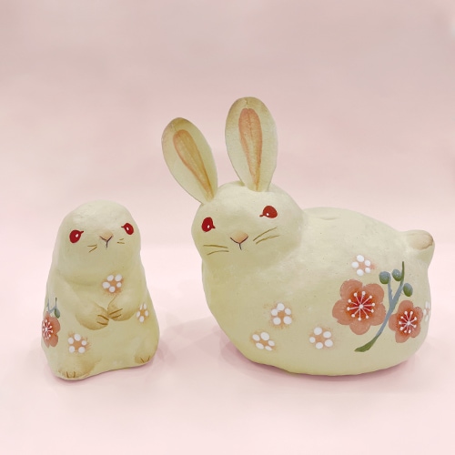 小町さえりさん作、白いウサギ 商品詳細ページ