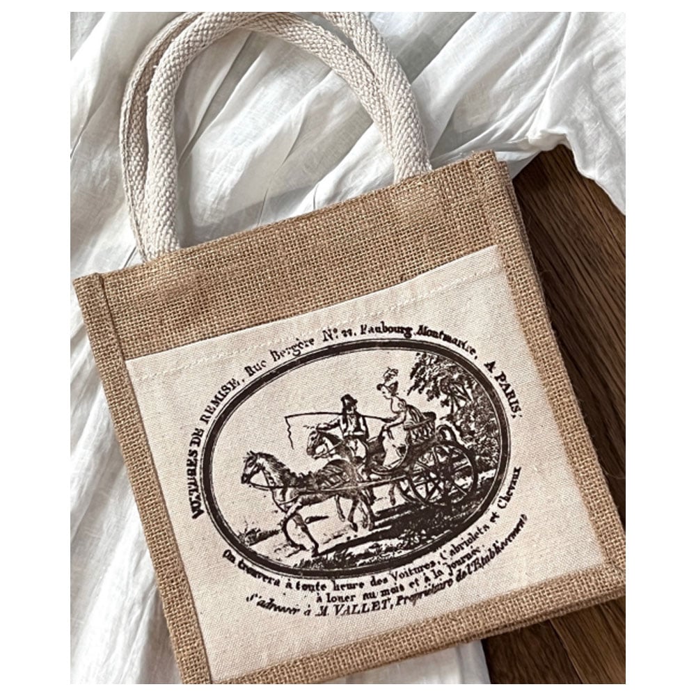 417-7191 馬車 弓部玲子シルクスクリーン【特】 | シルク