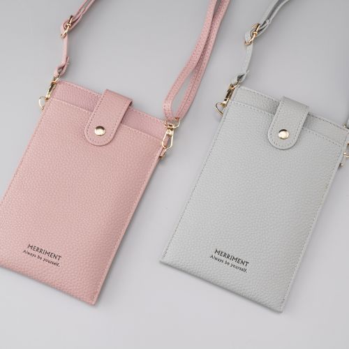 417-2689 スマホショルダーグレー【K】<br>【トールペイント 材料 