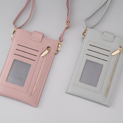 在庫限り廃番]417-2689 スマホショルダーグレー【K】 | 素材,布製品