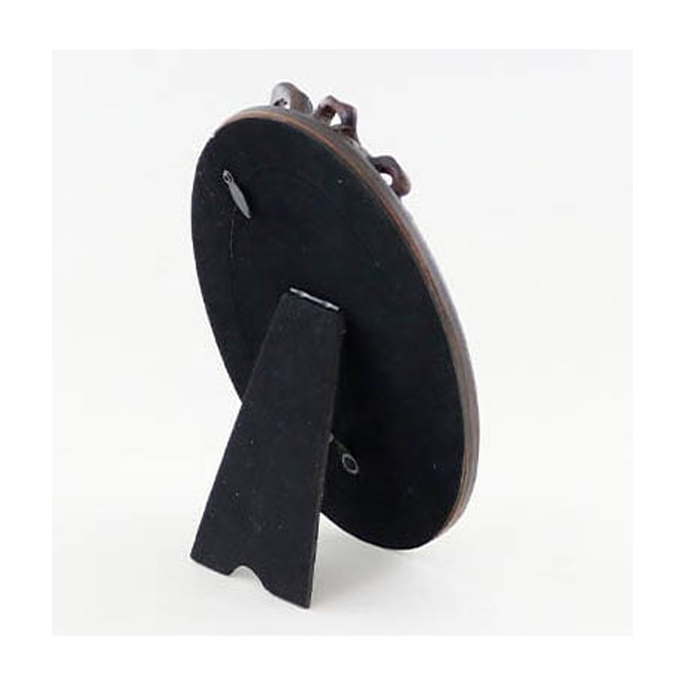 417-2744 リボンフレームオーバル【K】<br>【トールペイント 材料