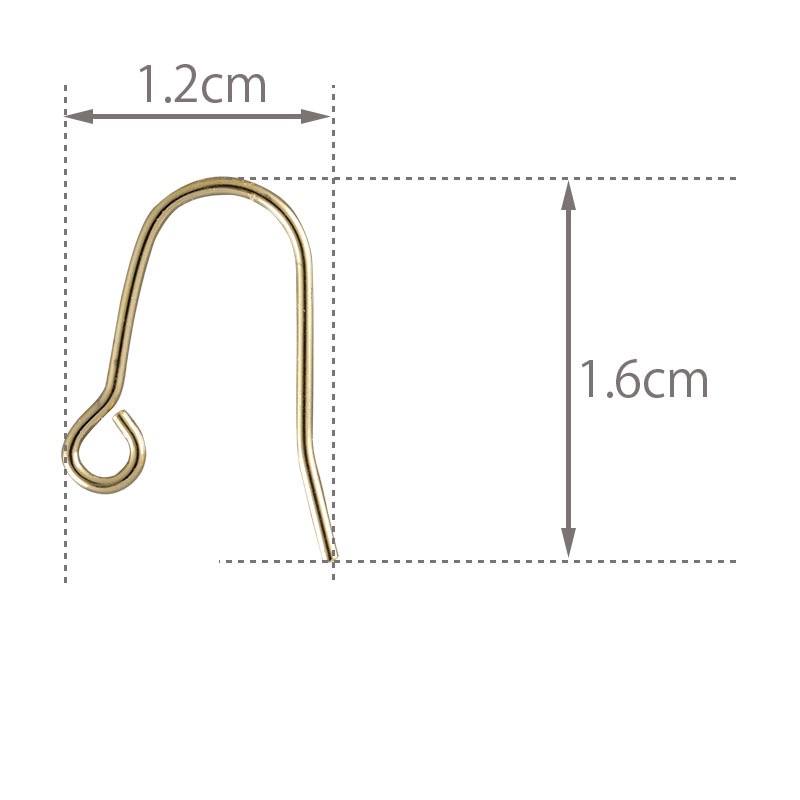 ゴールド ピアス 一目惚れ 1.5*1cm 4°C】K10ホワイトゴールド ピアス (4℃/ピアス) 111126153221