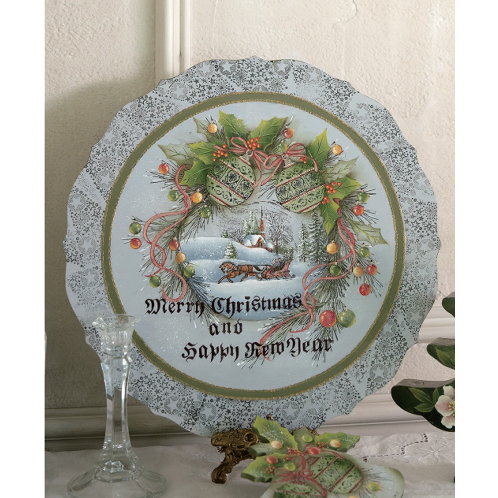 417-7170 メリークリスマス 新貝美代子 A4シルクスクリーン【特