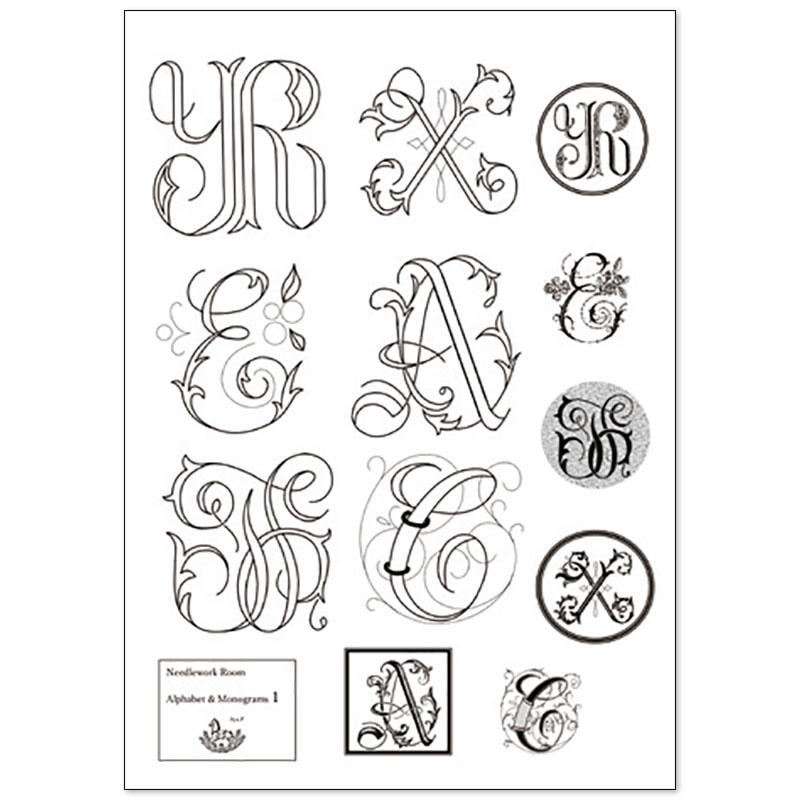 417-7050 Alphabet & Monograms 1 ʡ�ĺ̥ȥ졼�������ȡ��á�