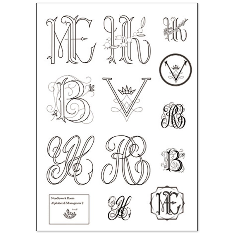[�߸˸¤ꡦ���佪λ]417-7051 Alphabet & Monograms 2 ʡ�ĺ̥ȥ졼�������ȡ��á�