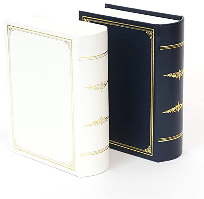 廃番・販売終了]470-00029 ブック型ジュエリーボックスネイビー