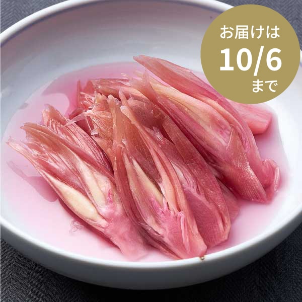 新茗荷の梅酢漬