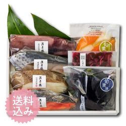 【送料込】魚介味噌粕漬と夏のお漬物 ＜FT-1＞