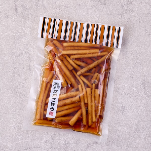 【はりはり食感の旨み醤油漬】江戸ごぼう