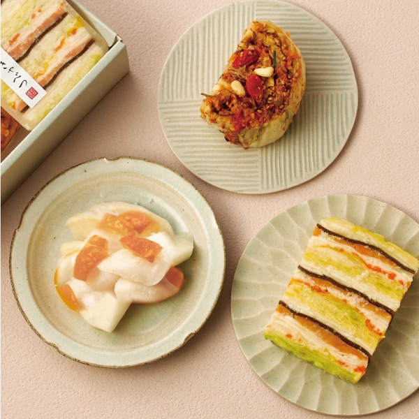 【お届けは2/28まで】冬の人気TOP３お試しセット（柚子うらら・華きゃべつ・薬味八珍白菜漬）