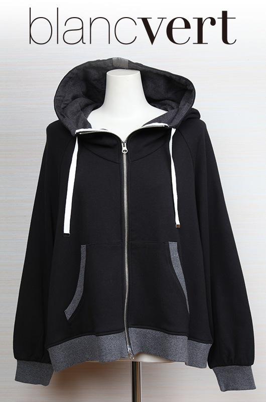 (新品)blancvertブランベール  ニットパーカー 楽天市場】blancvert ブラン ベール（パーカー｜トップス