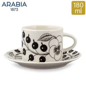 ����ӥ� Arabia �֥�å� �ѥ�ƥ��å� �֥�ѥ� ���å� & �������� ���å� 180mL Paratiisi (1005401 / 1005402 ) Cup Saucer �ޥ� �� ���� �ե������ �̲� ��