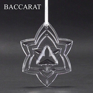 新品未使用 Baccarat クリスタルornament 2018 バカラ Baccarat 遅れてごめんね クリスマス オーナメント ノエル