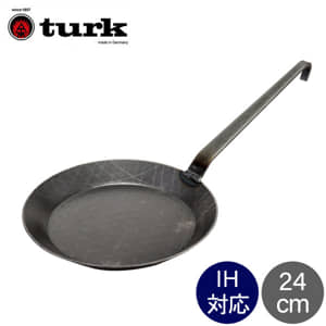 ������ Turk Ŵ�� ���������� �ե饤�ѥ� 24cm ��¤ �ɥ����� �֥�å� 65224 Roast Frying pan Ŵ�ե饤�ѥ� Ĵ����� ���å������� ������ ��
