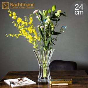 �ʥϥȥޥ� Nachtmann ���ե����� �١��� 24cm ���� 80501 Saphir Vase �ե��١��� �֤Ӥ� ���饹 �ץ쥼��� ���ե� ��